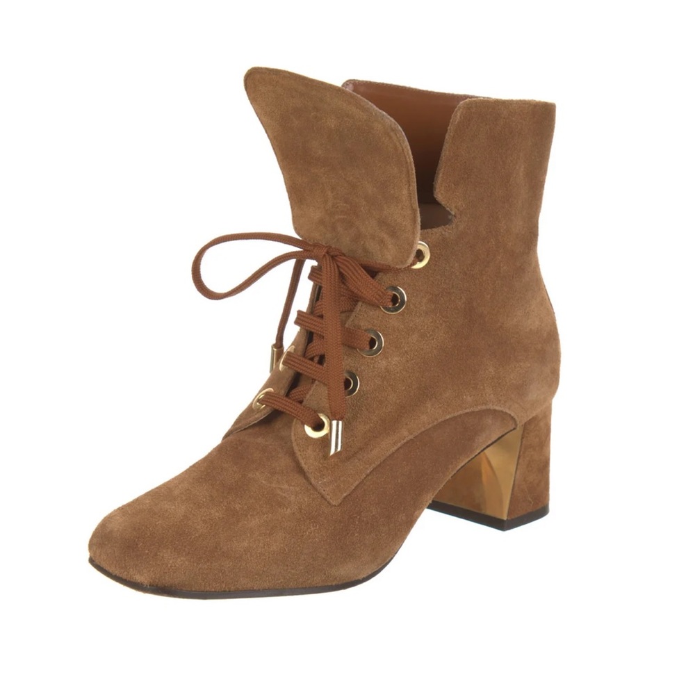 Marion Parke brown suede booties